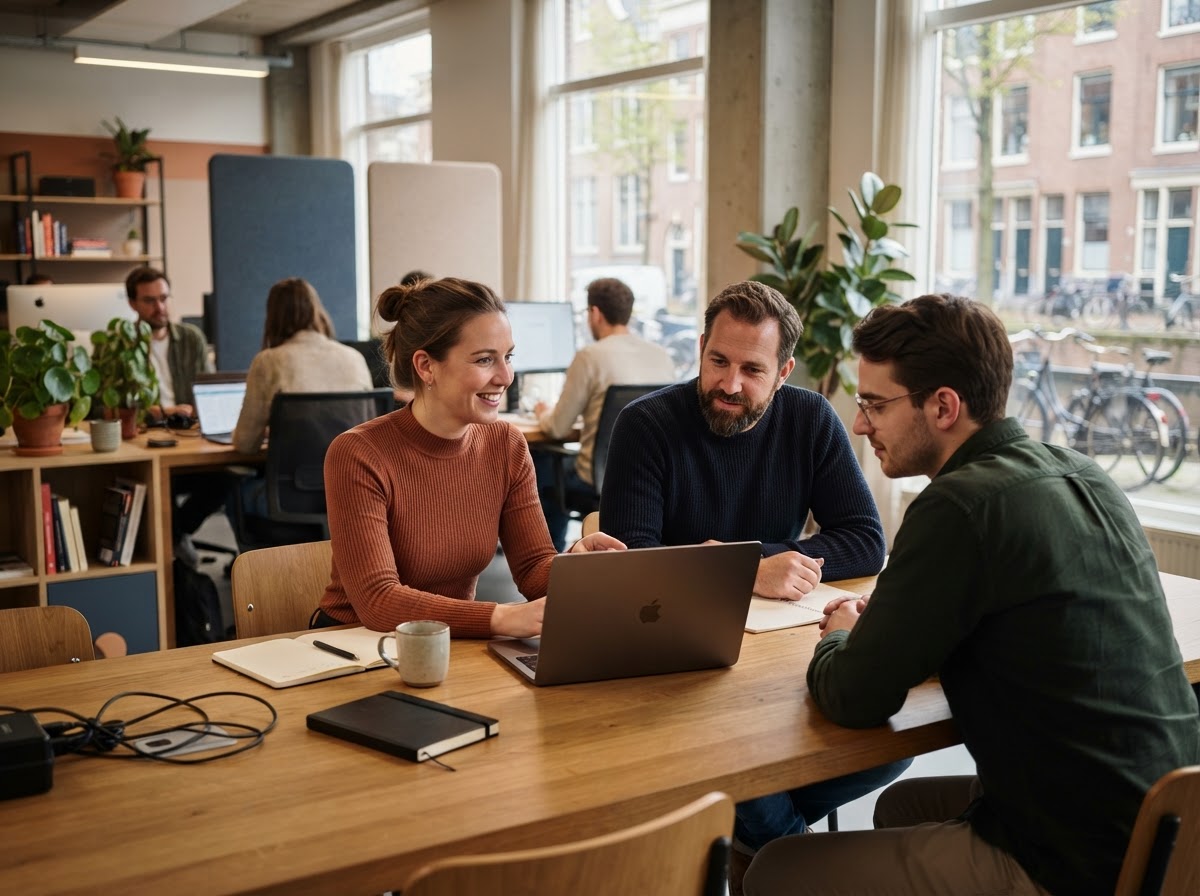 Virelo Panux team dat marktdata analyseert en modellen test